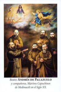 6 novembre Beati Andrea da Palazuelo, Federico da Berga e Compagni martiri Cappuccini
