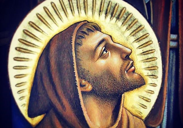 San Francesco prega il Padre nostro
