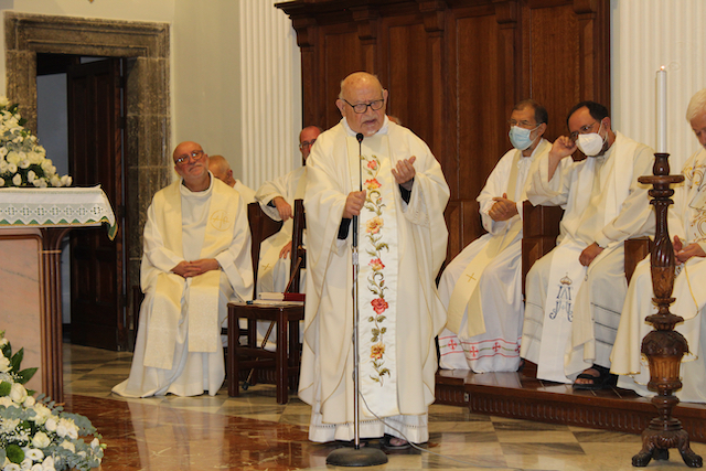 75° anniversario di Ordinazione Presbiterale di P. Valeriano Fiasconaro